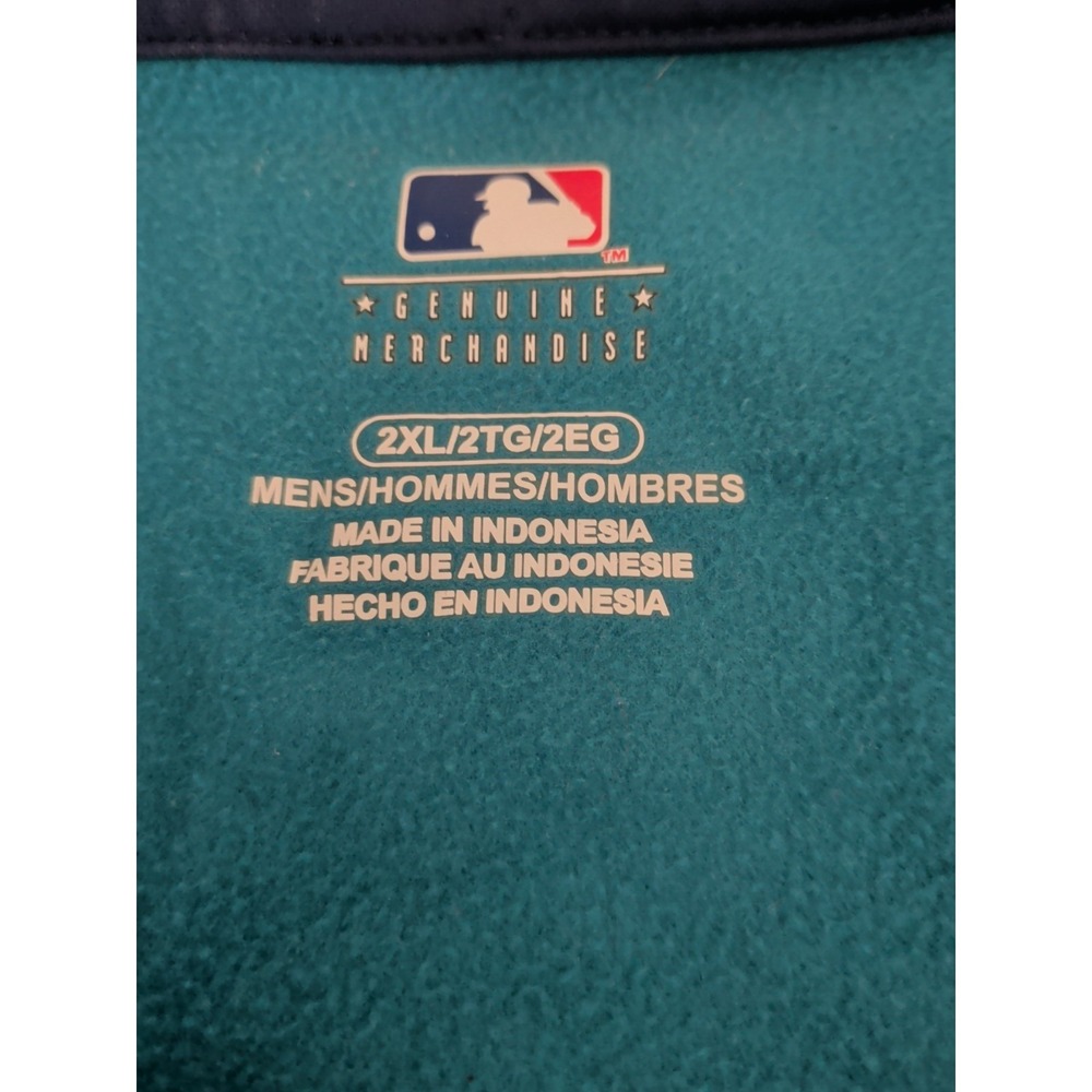 Seattle Mariners MLB Quarter Zip Pullover Long Sl… - image 4